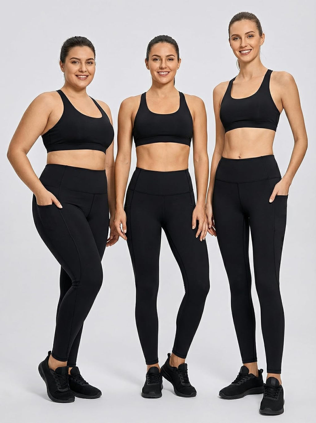 High Waist Yoga Pants Women with Pockets, Leggings for Women Tummy Control, Workout Leggings - PrimeWell